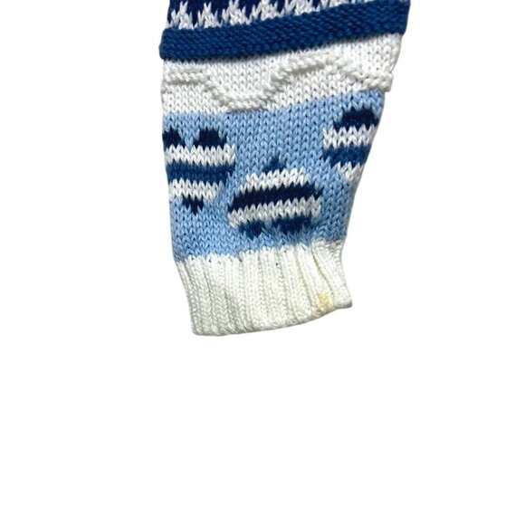 Vintage‎ Granola Girl Jeans Wear 90s Blue Toned Sweater - Picture 6 of 9